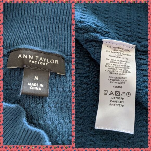 🧨 Ann Taylor Factory mock turtleneck sweater - Picture 4 of 5